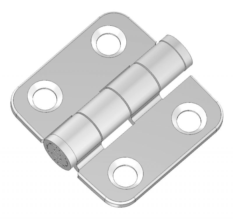 不锈钢表面贴装铰链G1