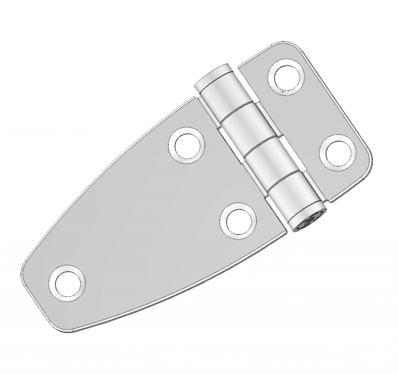 不锈钢表面贴装铰链G3